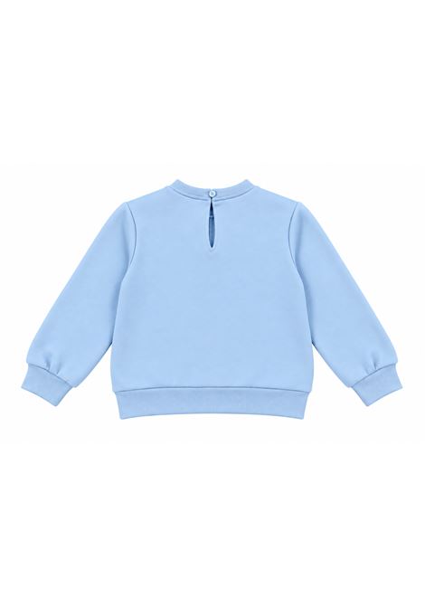 Felpa con nodo U+E' BY MISS GRANT | UE2398NAZZURRO